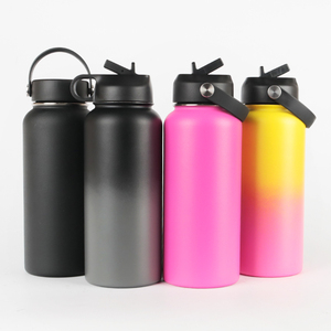 Thấp moq tùy chỉnh 12oz/18OZ/25oz/32oz Hydro nước bằng thép không gỉ chai đôi tường cách nhiệt chân không Thermos Flask - Product Image 4