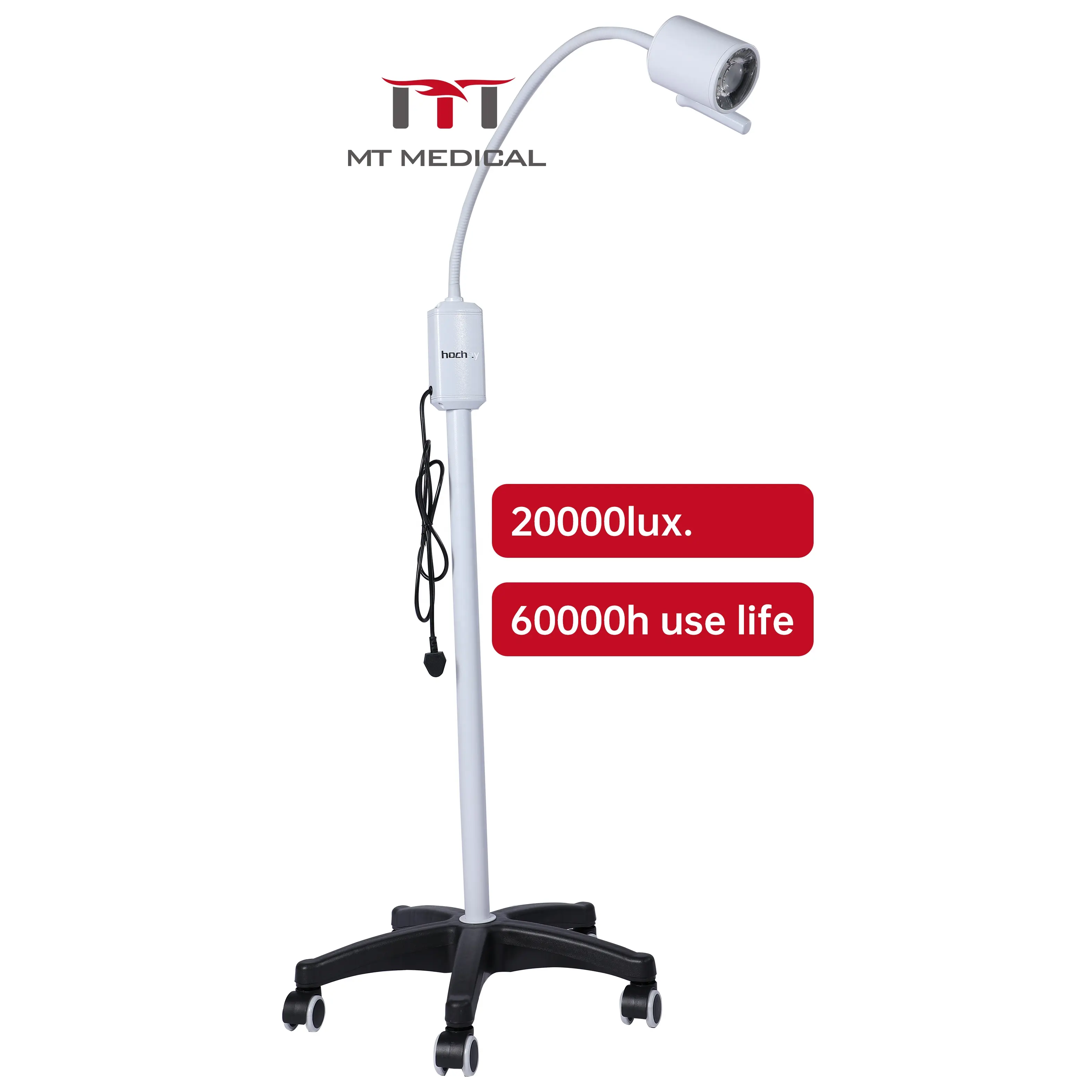 MT Medical Clinic Portable Floor Stand Examination Led Operation Lampes médicales mobiles