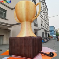 Ballon gonflable de trophée de golf de modèle gonflable de trophée d'or de trophée gonflable élevé avec le logo imprimé