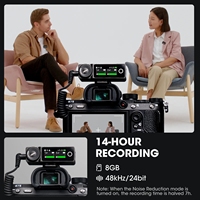 Hollyland Lark Max 250m 820ft Portée Téléphones Caméras Vidéo Professionnel Sans Fil Lavalier Microphone Mic