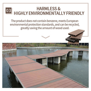 Cường độ cao thân thiện với vật nuôi WPC <span class=keywords><strong>Composite</strong></span> decking gạch dễ dàng cài đặt cho Du thuyền tầng bên ngoài boong cho bệnh viện kho - Product Image 4