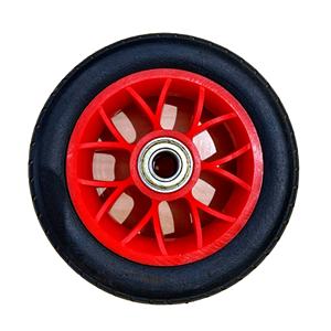 Roue solide en caoutchouc de brouette bon marché Roue de brouette de 6 pouces pour le jardin, la ferme, le transport - Product Image 2