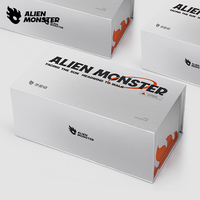 Gants en cuir super tissu Alien Monster Guantes GT Gants tout-terrain CE Écran tactile Ignifuges Gants de moto pour GT