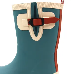 Sapatos de chuva impermeáveis para crianças, sapatos personalizados com logotipo antiderrapante e leve para crianças