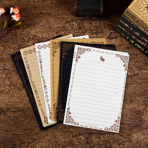 Commercio all'ingrosso personalizza il messaggio Eid musulmano a colori che scrive carta nera facile da scrivere blocco per lettere - Product Image 2