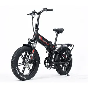 EU Warehouse Stock Fat Bike Elektro klapp Erwachsene 20 Zoll Offroad Ebike Fat Tire Cruiser Bike 1000w Elektro fahrrad