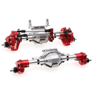 <span class=keywords><strong>Set</strong></span> di Assali Portali per Crawler RC Rock SCX10 da 313mm - Product Image 1