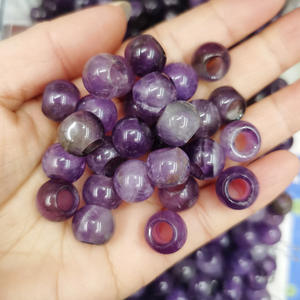 Perline in <span class=keywords><strong>Pietra</strong></span> Semi-Preziosa 12mm Rotonde con Foro da 5mm, Perline in Agata e Cristallo per Bracciali e Collane Fatti a Mano - Product Image 4