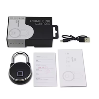 Cadenas étanche sans clé à empreinte digitale Tuya APP déverrouillage à distance Serrure de porte électronique intelligente Serrure de tiroir de sécurité avec chargement USB