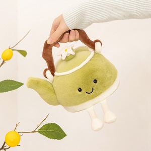 Boneka Plush Keju JC Inggris 2026 Natal, Mainan Isi Kapas PP Lembut, Cangkir Teh Hijau, Spatula Panci, Hadiah untuk Remaja 31-50cm - Product Image 4