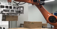 Robot palettiseur manipulateur CNC industriel efficace pour la cueillette plaçant des marchandises sur des machines et des équipements industriels de palettes