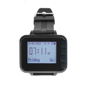 Kablosuz kol saati alıcı restoran sayfası Fast <span class=keywords><strong>Food</strong></span> garson çağrı sistemi 433MHz restoran ekipmanları - Product Image 3