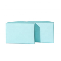 Boîtes d'expédition pliables en papier kraft ondulé biodégradable personnalisées, avec laminage mat et gaufrage, recyclables pour les vêtements