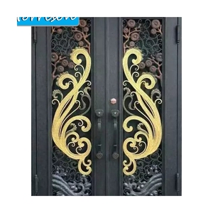 Promocional <span class=keywords><strong>de</strong></span> calidad superior Venta caliente por encargo barata principal puerta <span class=keywords><strong>de</strong></span> entrada <span class=keywords><strong>de</strong></span> hierro - Product Image 1