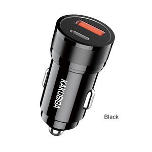 KAKUSIGA nouveau produit prix de gros PC ignifuge 60W double port charge rapide mini chargeur de voiture pour téléphone - Product Image 1