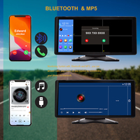Pemutar Multimedia MP5 Layar Sentuh IPS 10,36 Inci Kamera 4 Lensa 1080P DVR 4CH Kamera Dasbor Mobil Truk Perekam Video Garansi 1 Tahun