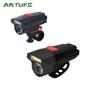 Nueva Luz Delantera para Bicicleta Recargable por USB, Impermeable, de Alta Luminosidad, LED COB, 4 Modos, Aleación de Aluminio, Negro Plateado - Product Image 2