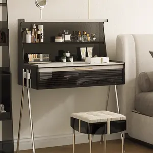 Light Luxury Modern Simple Mini Acrylic Vanity Dressing Table For Bedroom