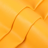 Fabrication de logo couleur personnalisée, emballage personnalisé, tissu en simili cuir rose, OEM, cuir PU durable, imitation cuir pour veste