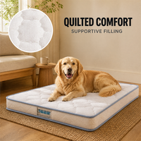 Matelas pour animaux de compagnie avec housse matelassée et rembourrage de soutien