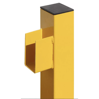 Kit de barrières de sécurité en acier avec garde-corps amovibles pour entrepôt Modular Lift Out Barriers System Twin Rails