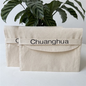 Chuanghua Organic Cotton <b>Envelope</b> Bag Pouch Cotton Makeup Bag Eco Friendly Cotton <b>Gift</b> <b>Envelope</b> Bag - Product Image 4