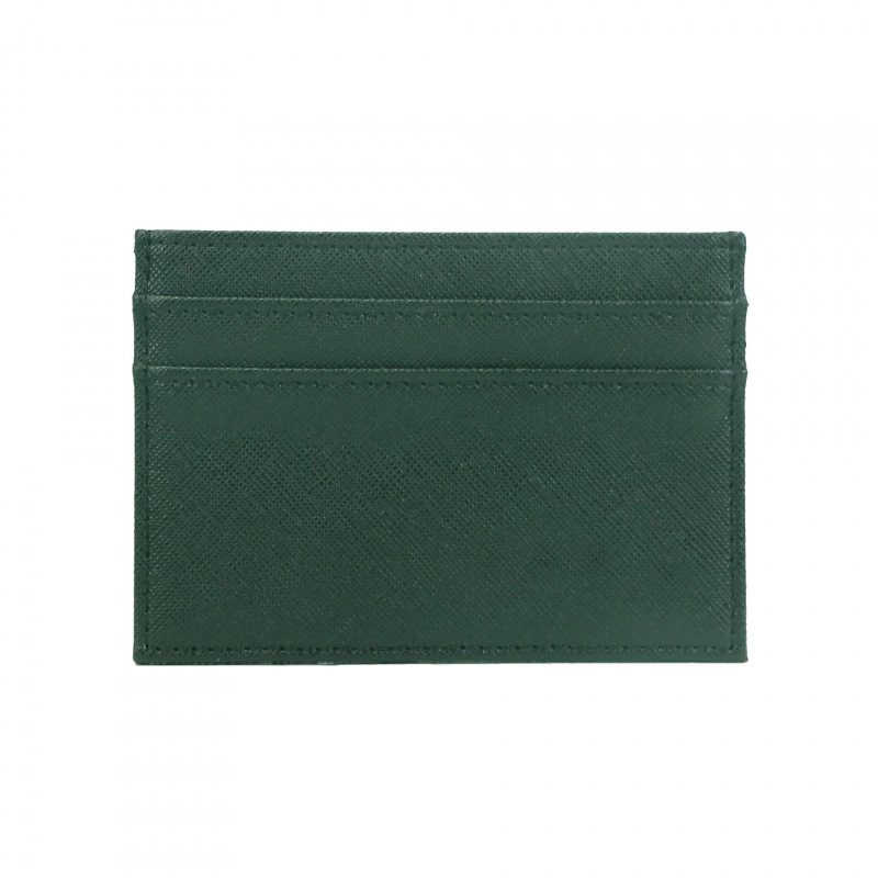 Porte-cartes vert foncé