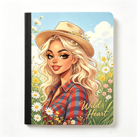 Carnet personnalisé avec votre logo, couverture souple, cahier de composition, libreta, cadeaux de fête, carnets personnalisés avec logo