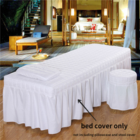 Couvre-lit personnalisé Lit de massage en velours pour salon de beauté