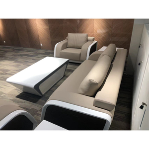 <span class=keywords><strong>Canapé</strong></span> 5 places en <span class=keywords><strong>cuir</strong></span> de haute qualité, design moderne de luxe, mobilier de réception, salon familial - Product Image 3