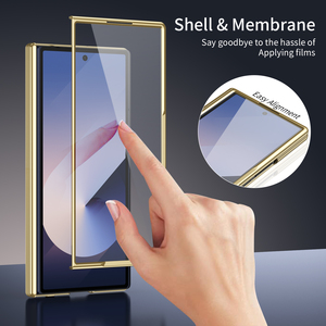 Coque pour <span class=keywords><strong>Samsung</strong></span> <span class=keywords><strong>Galaxy</strong></span> <span class=keywords><strong>Z</strong></span> Fold 7, coque rigide en PC mat AG pour 6 5 <span class=keywords><strong>4</strong></span>, protection d'écran intégrée, anti-traces de doigts, coque antichoc - Product Image 3