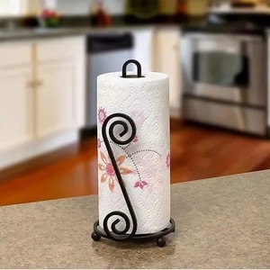 Modern Metal Napkin <b>Holder</b> Stand <b>Kitchen</b> Countertop <b>Tissue</b> <b>Holder</b> Decorative Spiral Design for Home Dining Table Use - Product Image 3