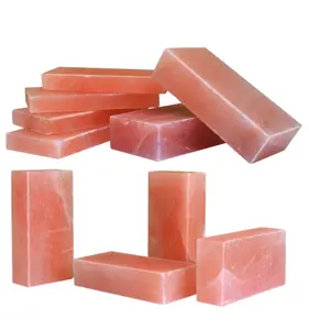 2023 BIG SALE Wholesale Sauna Room Natural Salt Rock Block Pink Salt tiles Himalayan Salt Brick