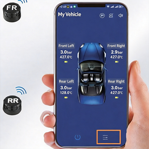 Système de surveillance des pressions des pneus BLE TPMS 5.0 pour camions, moniteur externe, prise en charge de l'application Android et iOS, téléchargement, antivol, étanche, pour véhicules utilitaires - Product Image 6