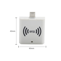 Lector RFID USB HID Compatible con Android y Windows, Portátil, Plug and Play, Lector OTG, Lector RFID UHF de 860-960Mhz