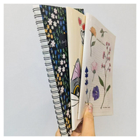 200 feuilles de cuir PU souple épais A4 Academic University Student Record Journal notebook