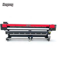 Printer Eco Solvent Hengrong HR-3202X 10ft 3.2m Hoson Board dengan Double Head XP600 I3200, Printer Format Besar untuk Flex Banner dan Kanvas