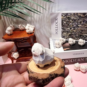 Statuetta di Agnello in <span class=keywords><strong>Legno</strong></span> Intagliato, Regalo Decorativo Carino, Regali di Compleanno, <span class=keywords><strong>Prodotti</strong></span> in <span class=keywords><strong>Legno</strong></span> Interamente Intagliati a Mano, Nuovo Stile <span class=keywords><strong>per</strong></span> Interni - Product Image 1