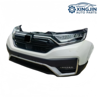 Kit carrosserie complet pour Honda CRV 2020-2022 : pare-chocs, calandre, ventilateur de radiateur, phares LED, feux antibrouillard, lèvre avant, composants avant