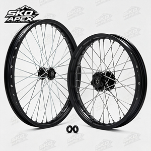 Jeu de roues <span class=keywords><strong>AX</strong></span> Sur-Ron Light Bee X LBX 19/16 pouces, stabilité améliorée, pour la conduite sur sentier et tout-terrain, jantes en aluminium, ajustement direct, robustes - Product Image 1