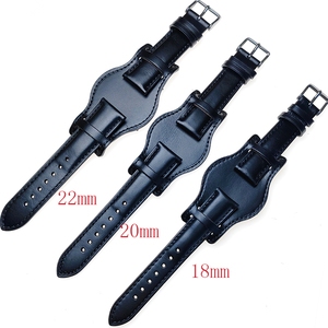 18mm 20mm 22mm Vintage in vera pelle orologio cinturino cinturino per uomo braccialetto da polso cinturino - Product Image 2