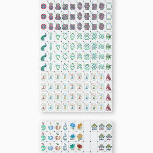 โรงงานสปอต ขายส่ง ชุดไพ่นกกระจอกอะคริลิคแกะสลัก 4 ชั้น หรูหรา 160 ชิ้น สไตล์อเมริกัน ใหม่ - Product Image 6
