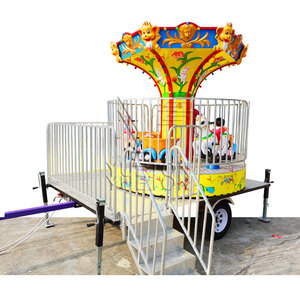 Manèges de fête foraine, manèges de <span class=keywords><strong>parc</strong></span> d'attractions, manège portable monté sur remorque, <span class=keywords><strong>petit</strong></span> manège mobile à vendre - Product Image 1