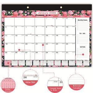 Organisateur d'horaire <span class=keywords><strong>suspendu</strong></span> surdimensionné avec traqueur d'objectif personnalisé 2026 grand calendrier <span class=keywords><strong>mural</strong></span> planificateur - Product Image 5