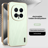 Étui de téléphone magnétique texturé en fil doré avec cadre électro-plaqué Lichicase pour Honor Magic 8 8 Pro Coque colorée