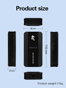 Wi-Fi 6 cổng Lan LTE mifis 4G router với thẻ Sim 3000mAh Pin điện thoại di động bỏ túi xách tay <span class=keywords><strong>Wifi</strong></span> 300Mbps Sim Thẻ <span class=keywords><strong>hotspot</strong></span> - Product Image 5