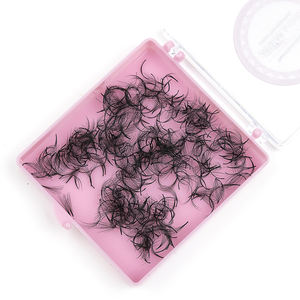 500 Abanicos de <span class=keywords><strong>Pestañas</strong></span> Premade Camellia 5D 0.07 Tamaño 9-11-13mm Curva D Natural, 3 Longitudes en 1, <span class=keywords><strong>Pestañas</strong></span> Preformadas Sueltas - Product Image 6