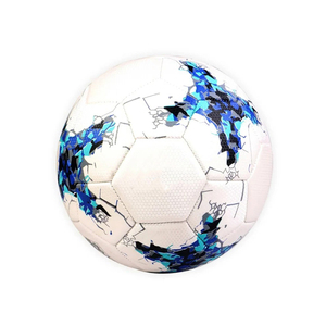 Ballon de football en cuir PU professionnel de haute qualité de taille 5 avec logo personnalisé Direct de l'usine Vente en gros de football - Product Image 1