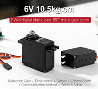 Micro Servo FT2025M de 10 kg con Control Remoto para Robot de Escritorio de Código Abierto, Robot de Interacción Facial, Robot de Interacción por Voz, Juguete RC