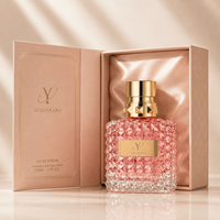 Flacon de parfum en verre de luxe 50 ml 100 ml, flacon de parfum vide avec logo personnalisé, boîte cadeau, emballage en gros